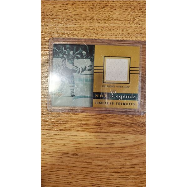 Mike Gartner Timeless Legends Game Used Jersey Card