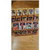 Image 1 : Wooden Hand Made Hockey Card Display Stands - with 82-83 OPC cards (works best with 35-75pt toploade