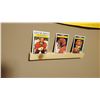 Image 2 : (3+3) Wall Mounting Wood Card Shelves - with 82-83 OPC Cards - 5 cards + 3 card display