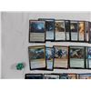 Image 6 : Magic the Gathering cards + D20 die - legendary planeswalkers + misc