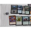 Image 5 : Magic the Gathering cards + D20 die - sorcery + legendary + misc