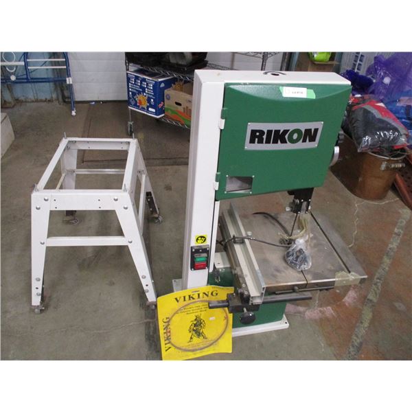 rikon bandsaw, stand, extra blades 12" deluxe