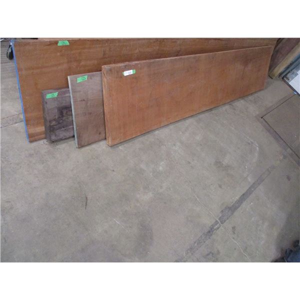 4 pieces of heavy lumber (longest 10ft, shortest 66")