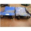 Image 2 : (2) 1000lb vehicle dollies (1 is bent)