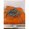 Image 1 : Large Tarp (hole in it) and extension cord (damaged)