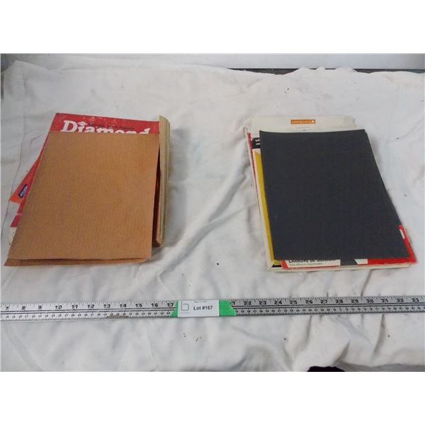 2x The money – assorted sand paper