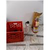 Image 1 : fire extinguisher from 1996 with crate + contents