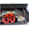 Image 3 : vintage tackle box with contents
