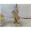 Image 5 : porcelain lamps, male figure and female figure