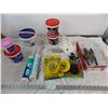 Image 1 : clay tools, walpaper scorer/remover, mudding for drywall, other misc items