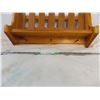 Image 3 : Wooden wall hanging coat rack/shelf
