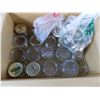 Image 1 : canning jars (missing glass lids) + misc jars