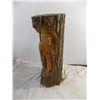 Image 2 : Wood Carving Tree Stump 23" tall