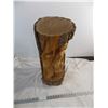 Image 4 : Wood Carving Tree Stump 23" tall