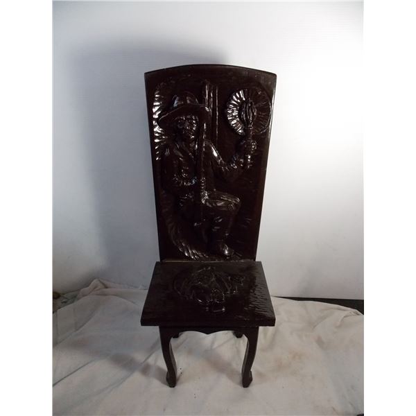 Homemade Wood chair - 27" x11"