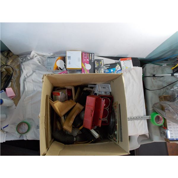 Lights , saw blades, double sided foam tape