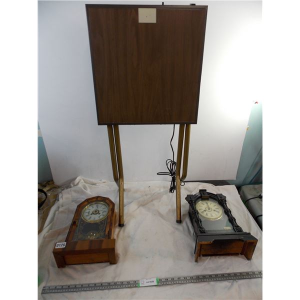 Projector Table Stand + Mantle Clocks