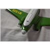 Image 5 : Tin/Plastic airplanes with Die-cast John Deer plane - 14" 15", 9"