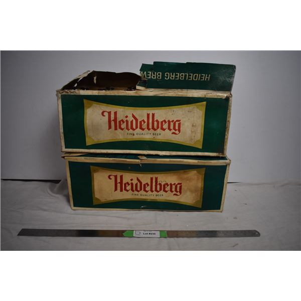2 cases of heidleberg bottles