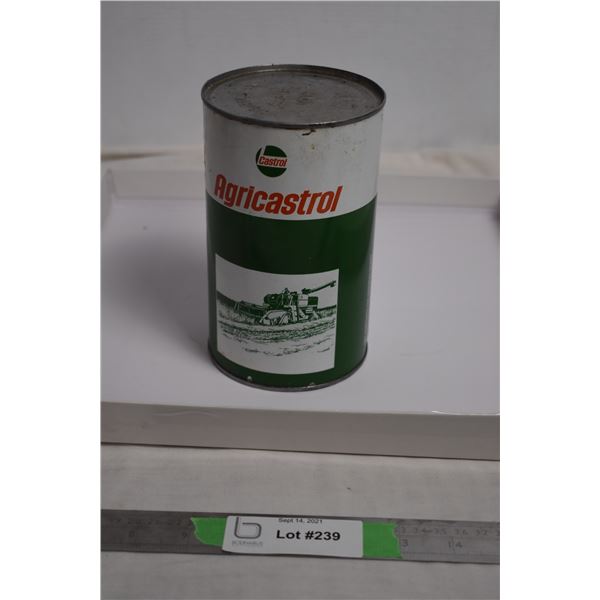 Castrol agricastrol Tin can (FULL)