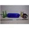 Image 1 : anchor bakeware dish with candlesticks, mug + yellow submarine glass