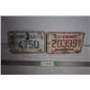 Image 1 : Small BC license plates, 66 motorcylce, 67 municipal