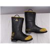 Image 2 : Steel Toed Rubber Boots - Firefighter CSA grade (size 12M)