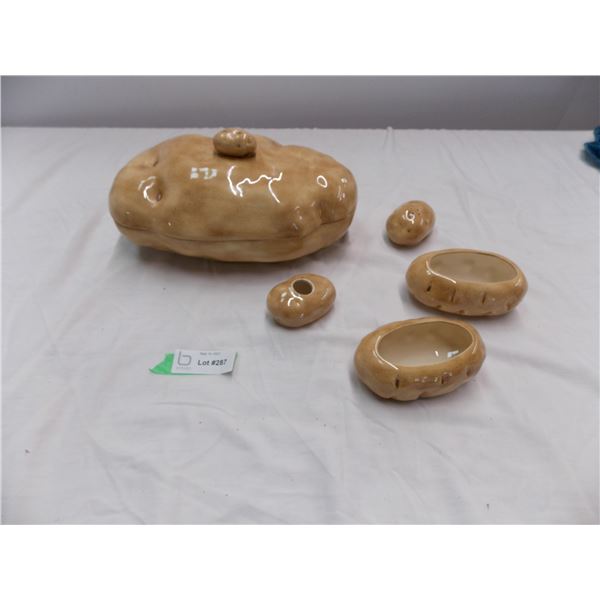 Ceramic Potato Set