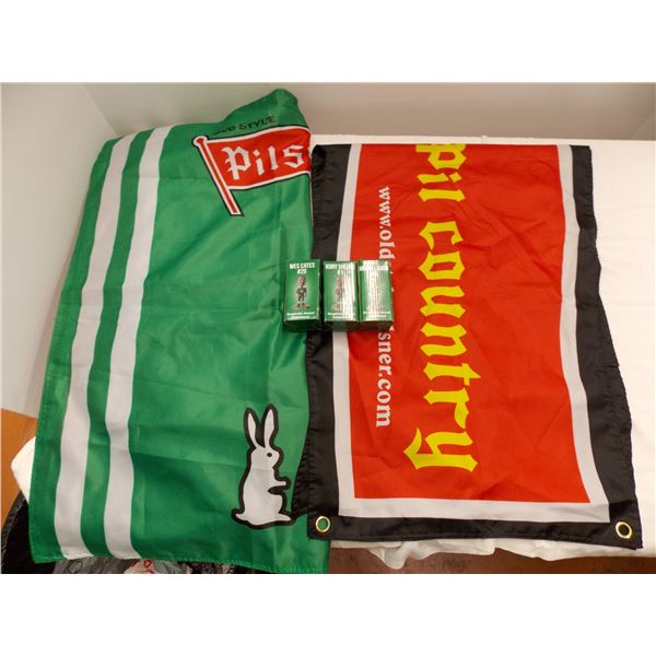 Roughrider Bobbleheads + Pilsner Flags