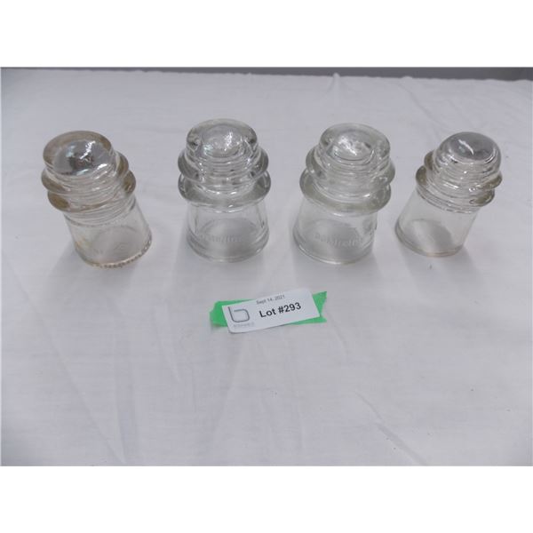 Clear Glass Insulators