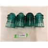 Image 1 : Green Glass Insulators