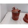 Image 2 : two tin gas cans