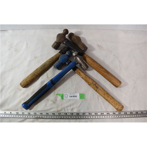 4 Ballpeen hammers
