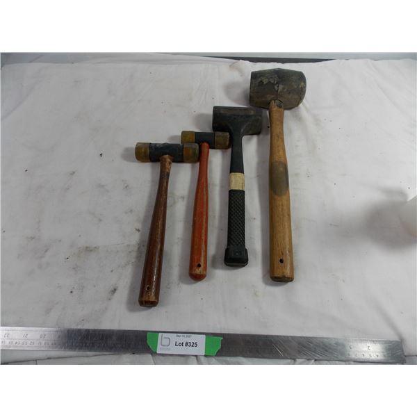 4 Rubber Mallets