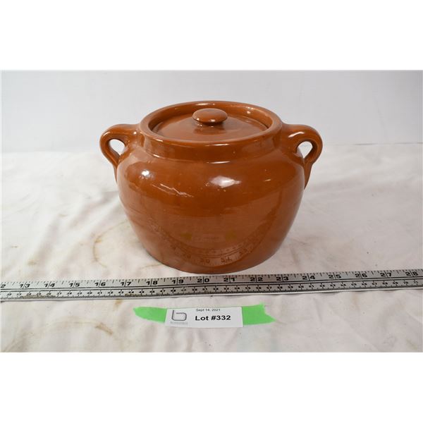 Medalta Bean pot Stone ware