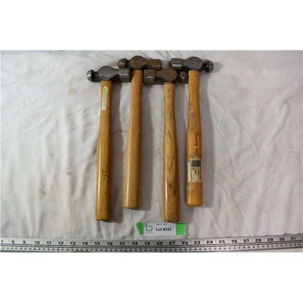 4 Ballpeen hammers 16oz