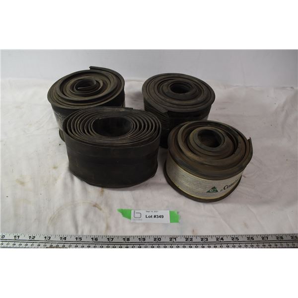 4 Rolls of overhead door weather stripping