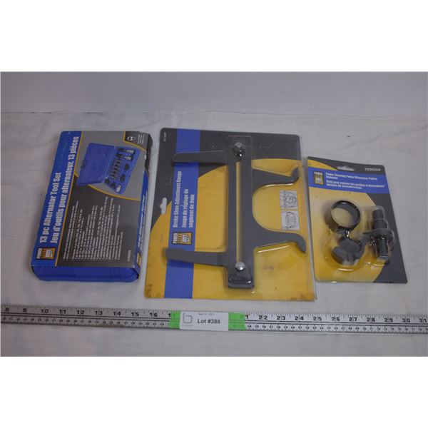 Brake shoe tool + adjustment kits