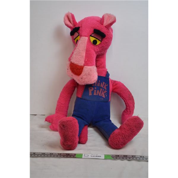 Pink Panther - vintage stuffed animal