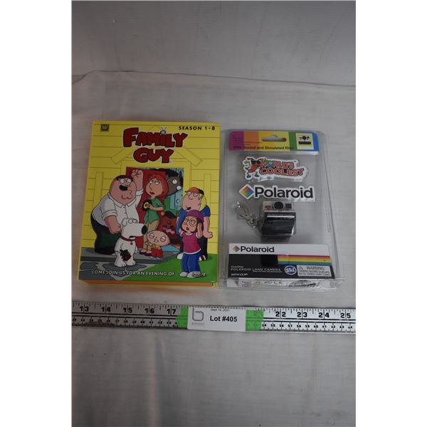 Family Guy Box Set (season 1-8) + worlds smallest polaroid