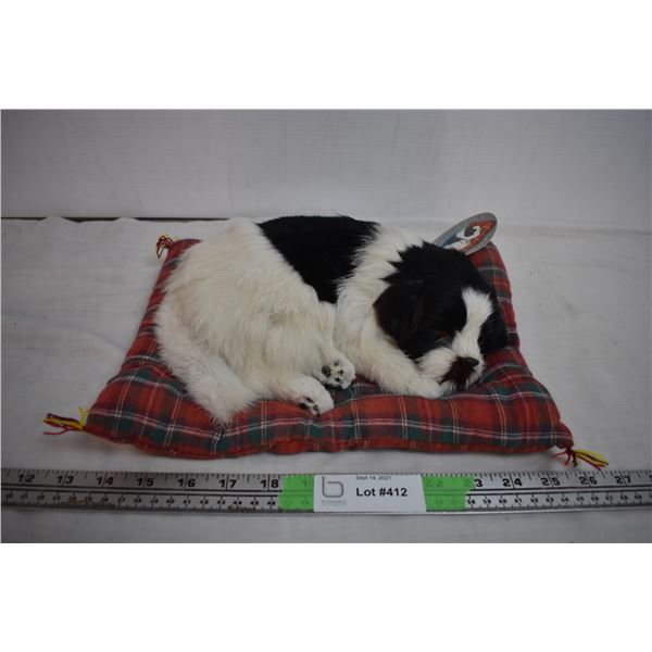 Sleeping Dog (made with rabbit fur)