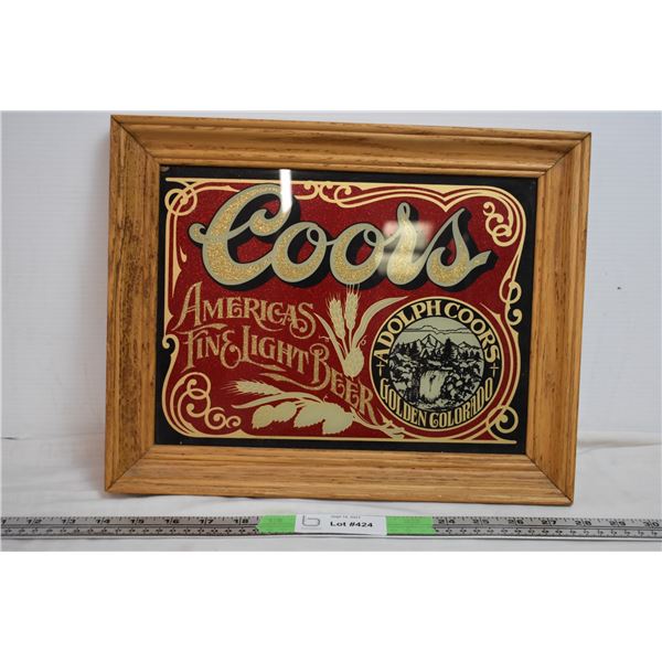 Coors Beer Mirror 14.5" x11.5"