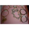 Image 3 : Jewellery Lot - various necklaces + bracelets