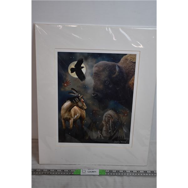 July Wood - native print