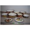 Image 1 : Enamelware Bowls with floral patterns