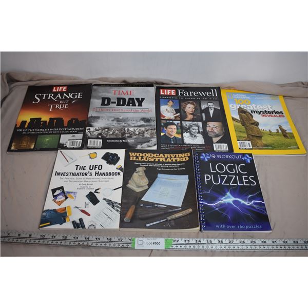 Books - life, time, ufo's, mysteries