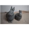 Image 2 : Garden Rabbits (3) outdoor Stone ornaments