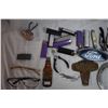 Image 2 : Lot of trinkets, bottle openers, pocket knife, lighters, misc