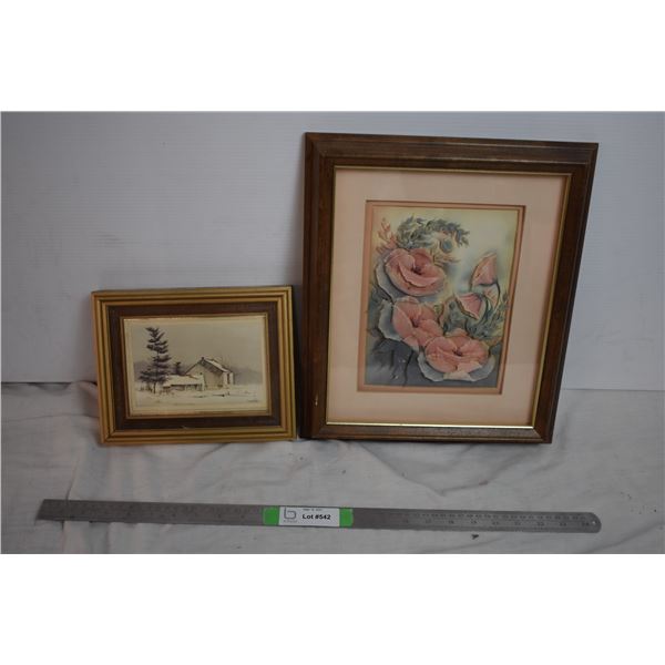 3D picture in frame + small Jack Reid print