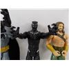 Image 3 : Batman, aquaman, black panter action figures 12"